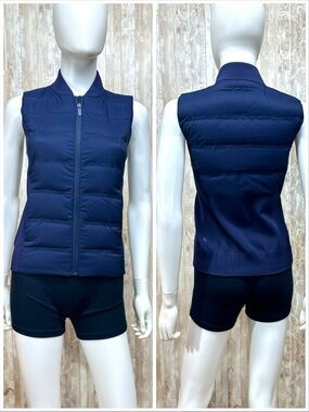 Lululemon Down & Around Vest in Midnight Navy ~ Size 4 ~ Item #6144